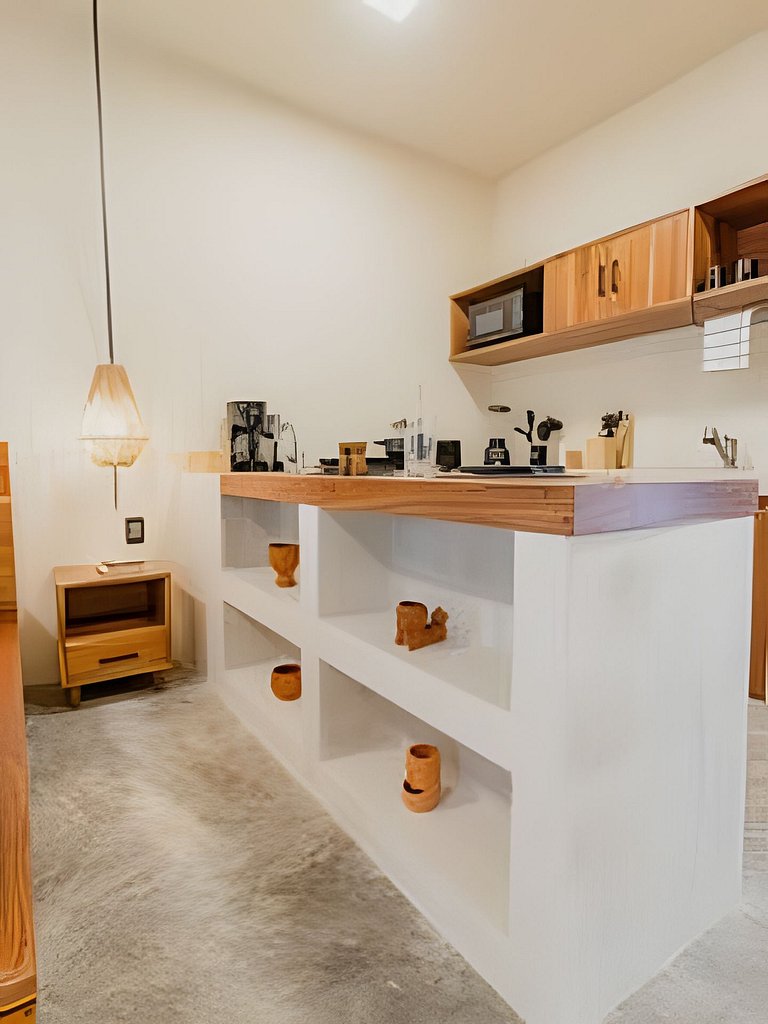 Hermoso estudio Equipado con Acceso a la laguna