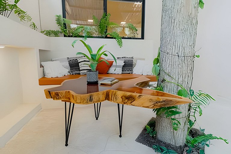 Hermoso estudio Equipado con Acceso a la laguna