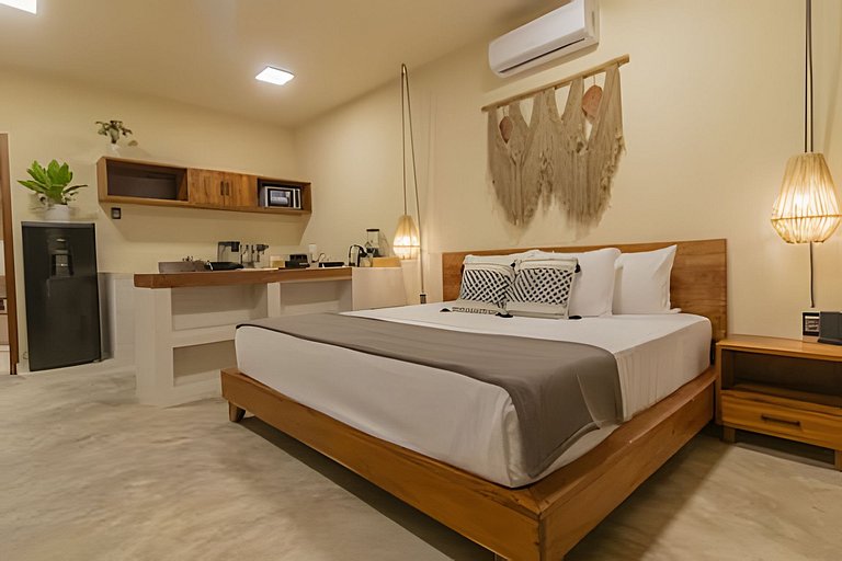 Hermoso estudio Equipado con Acceso a la laguna