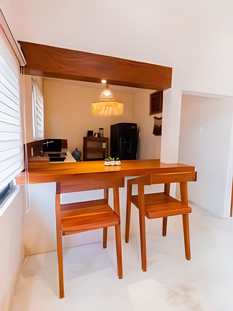 Casita de Diseño con, tina de baño, A/A y TV