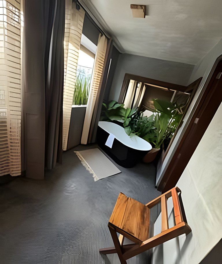 Departamento Boutique con Rooftop y Bañera jungle