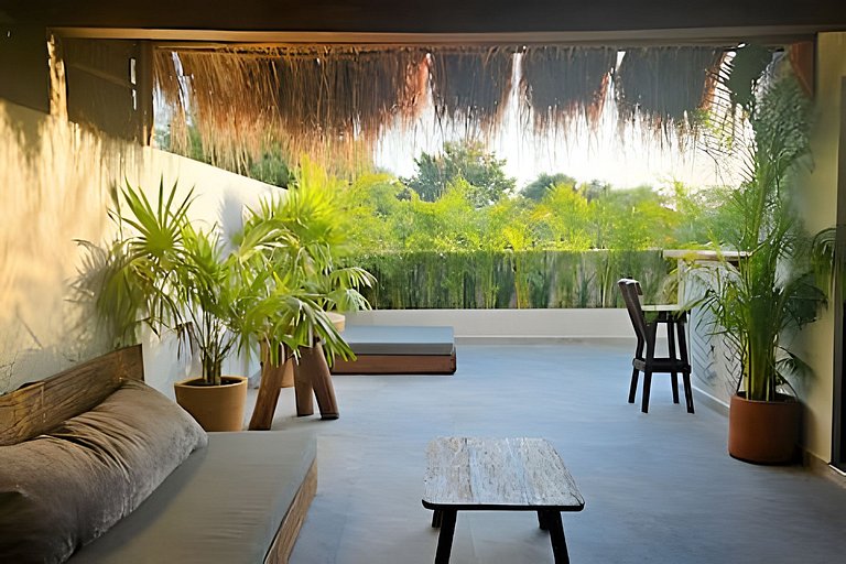 Departamento Boutique con Rooftop y Bañera jungle