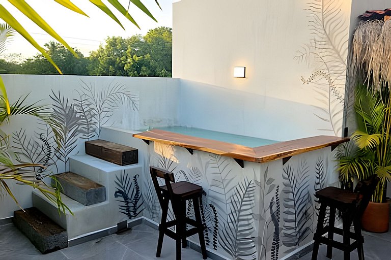 Departamento Boutique con Rooftop y Bañera jungle