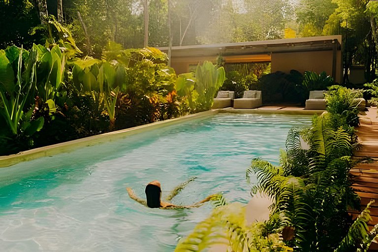 CasaBleu · Bacalar Jungle Condo with Lagoon Access
