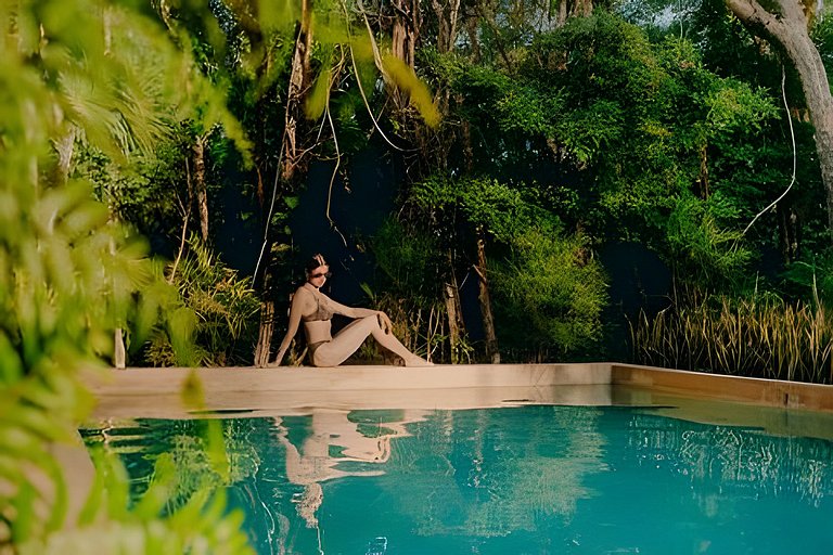 CasaBleu · Bacalar Jungle Condo with Lagoon Access