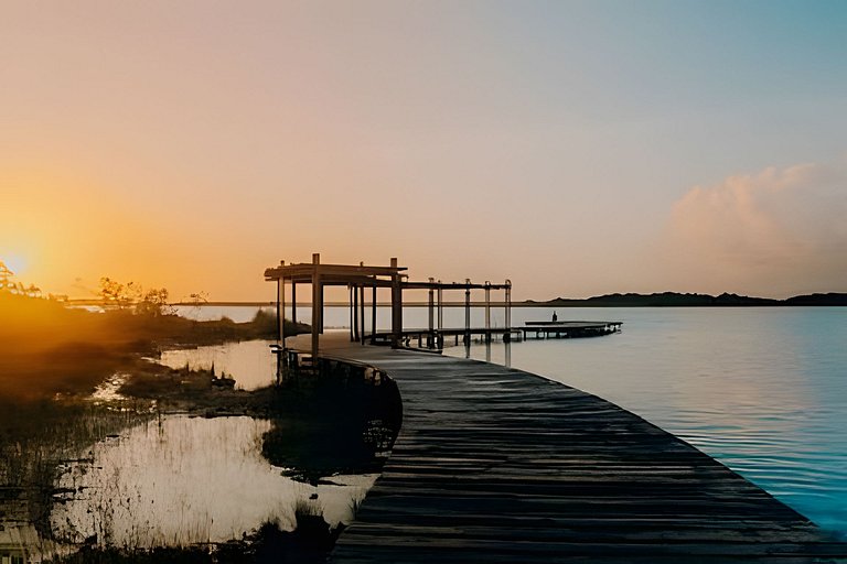 CasaBleu · Bacalar Jungle Condo with Lagoon Access