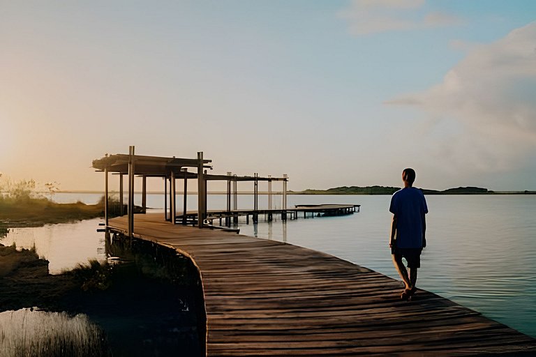 CasaBleu · Bacalar Jungle Condo with Lagoon Access