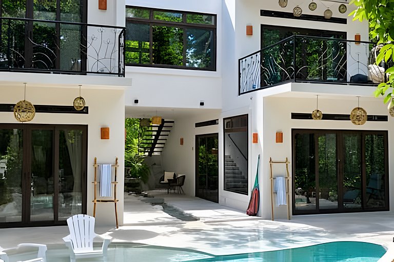 Casa en la selva + Alberca Privada + Acceso laguna