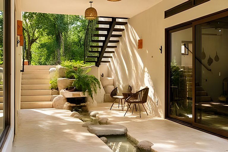 Casa en la selva + Alberca Privada + Acceso laguna