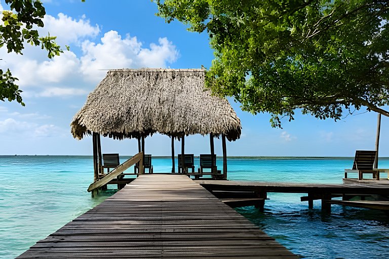 Casa en la selva + Alberca Privada + Acceso laguna