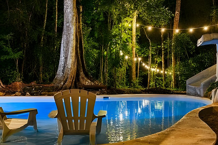 Casa en la selva + Alberca Privada + Acceso laguna